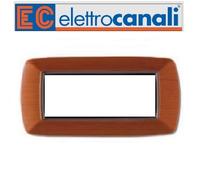 PLACCA 7 POSTI LEGNO CHIARO PVC MY LIFE ELETTROCANALI