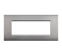 Living Light - Placca 7P Nichel Satinato - LNC4807NK