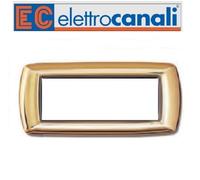 PLACCA 7 POSTI ORO PVC MY LIFE ELETTROCANALI