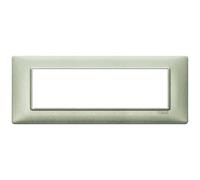 PLACCA 7M VERDE METALLIZZATO VIMAR PLANA 7 MODULI 14657.72 verde metallizzato