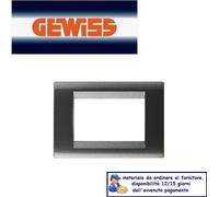 PLACCA 8P 4+4 ARDESIA GEWISS PLAYBUS GW32007