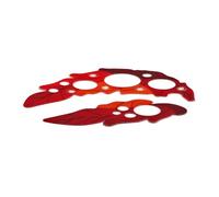 Placca adesiva adesiva per chitarra a forma di foglia d'uva, battipenna per chitarra