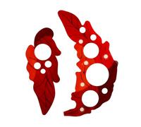 Placca adesiva per chitarra a forma di foglia d'uva, per fori acustici, battipenna, copertura per buchi acustici, ideale per principianti e professionisti