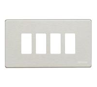 MAGIC - PLACCA 4P OXIDAL - BTICINO 504/4/X