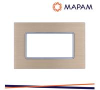 PLACCA ALLUMINIO 5004LL-2 T3 4P CHAMPAGNE - 023785