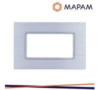 PLACCA ALLUMINIO 5004LL-3 T3 4P SILVER - 023786