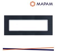 PLACCA ALLUMINIO 5006LL-1 T3 7P NERO - 023787