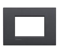 Placca 3 posti Antracite Bticino Living Air LNC4803AR