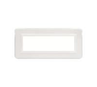 Placca Ave Personal Sistema 44 tecnopolimero 7 moduli bianco 44P07B