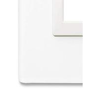 Placca Ave 44Pv3Bl "Vera 44" Vetro 3 Moduli Bianco Finitura Lucida