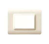 A.v.E. Placca Tecnopolimero Sistema 44 44PY03SA – 3 moduli – Sabbia (RAL 1013)