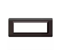 Placca Ave Sistema 44 Tecnopolimero 7 moduli grigio scuro 44PY07GSL