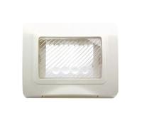 Placca Autoportante Ave sistema 44 IP55 3 Moduli Bianco 44SP03B
