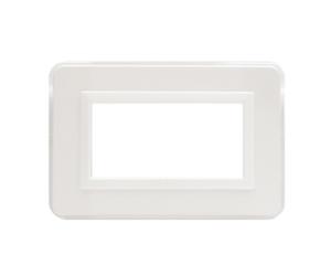 Placca Ave Personal Sistema 44 tecnopolimero 4 moduli bianco 44P04B