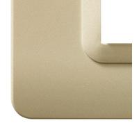 Placca Ave Sistema44 44Py07Cho"Tecnopolimero 44" 7 Moduli Champagne Opaco