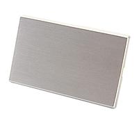 Placca "Basic" cieca alluminio colore oro Oro