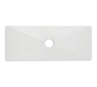 Placca Bianca MV. per Cassetta di Scarico ad Incasso Stir Blitz 12PHD