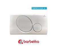 PLACCA BIANCA PER CASSETTA DI SCARICO TEMPO DUE RICAMBIO TREMOLADA 6051B