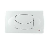 PLACCA BIBLO DUO KARIBA Bianca Cassette Scarico Incasso Placche Canotti