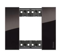 Placca Bticino Living Now 2 Moduli colore Notte KA4802DG