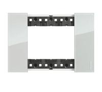 Placca Bticino Living Now 3 moduli colore Sky KA4803DA