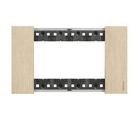 Bticino KA4804ZW Living Now - Placca 4 Moduli, Oro, 147.5 x 86 x 20 mm