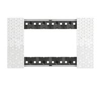 Bticino PLACCA 4 POSTI PIXEL Bticino LIVING NOW KA4804MW