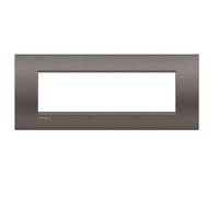 Placca Bticino LivingLight AIR Argilla 7 posti LNC4807CY
