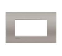 Placca Bticino LivingLight AIR sabbia 4 posti LNC4804SB
