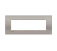 Placca Bticino LivingLight AIR sabbia 7 posti LNC4807SB