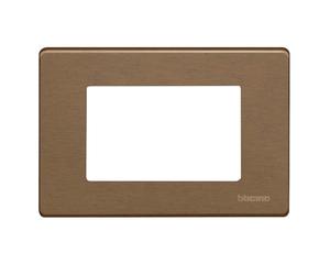 Placca Bticino Magic bronzo 3 posti 503/3A/BR