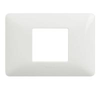 Placca Bticino Matix 2 moduli centrati bianco AM4819BBN