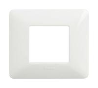 Placca Bticino Matix 2 moduli bianco AM4802BBN