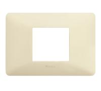 Placca Bticino Matix 2 Moduli centrati avorio AM4819BAV