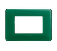 Bticino AM4803CVS Placca Matix 3 Moduli, Smeraldo