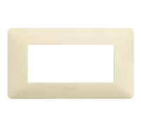 Bticino Placca Matix AM4804BAV 4 moduli tecnopolimero Avorio