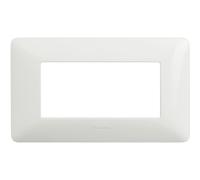 Placca Bticino Matix 4 moduli 84x144 mm bianca Bianco