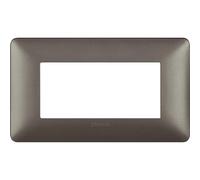 Bticino Placca Matix AM4804MIR 4 moduli Iron