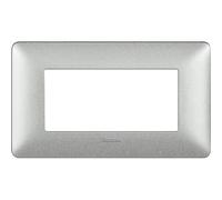 Placca Bticino Matix 4 moduli bianco calce AM4804TBC