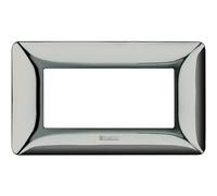 Placca Bticino Matix 4 moduli cromo lucido AM4804GCR