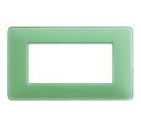 Bticino AM4804CVC Placca Matix 4 Moduli, Tè Verde