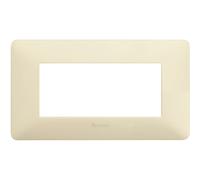Bticino Placca Matix AM4804BAV 4 moduli tecnopolimero Avorio