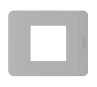 Placca Bticino MatixGO 2 moduli Grey JA4802JG