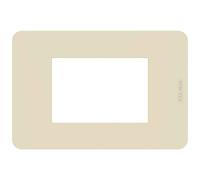 Placca Bticino MatixGO Tones 3 moduli avorio JA4803TI