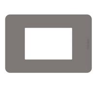 Placca Bticino MatixGO Tones 3 moduli tortora JA4803TD