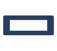 Placca Bticino MatixGO Tones 7 moduli blue JA4807TB