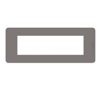 Placca Bticino MatixGO Tortora 7M JW4807TD