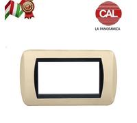 PLACCA CAL LA PANORAMICA BTICINO LIVING INTERNATIONAL IN METALLO MOSTRINA