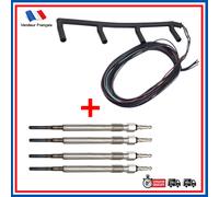 Placca Con Cavo + 4 Candele Candeletta Pinze Golf V Passat B6 038971782C