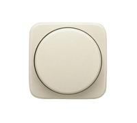 PLACCA CENTRALE PER DIMMER ROTATIVO BUSCH-JAEGER Zentralscheibe, Dimmer Busch-Dimmer, lampada di segnalazione art. 3855, Crema